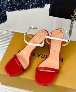 Louis Vuitton Womens Blossom Sandal 1AC94Q Red-3