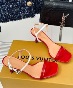 Louis Vuitton Womens Blossom Sandal 1AC94Q Red-4