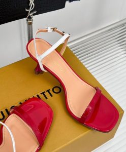 Louis Vuitton Womens Blossom Sandal 1AC94Q Red-5