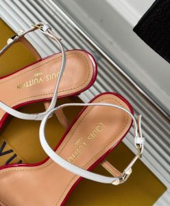 Louis Vuitton Womens Blossom Sandal 1AC94Q Red-8