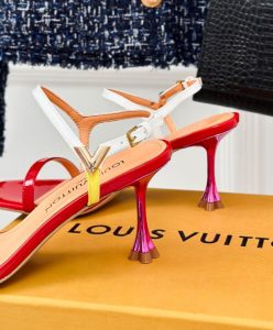 Louis Vuitton Womens Blossom Sandal 1AC94Q Red-9