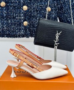 Louis Vuitton Womens Blossom Slingback Pump 1AC6FQ Cream-6