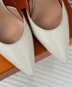 Louis Vuitton Womens Blossom Slingback Pump 1AC6FQ Cream-7