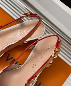 Louis Vuitton Womens Blossom Slingback Pump 1AC6FQ Cream-8