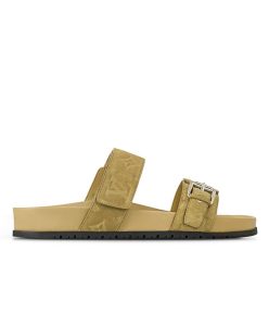 Louis Vuitton Womens Bom Dia Flat Comfort Mule 1ABOYG Cream-1