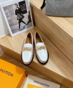 Louis Vuitton Womens Chess Flat Loafer Henna-2