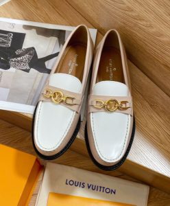 Louis Vuitton Womens Chess Flat Loafer Henna-3