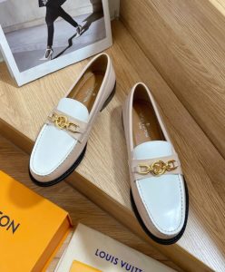 Louis Vuitton Womens Chess Flat Loafer Henna-4