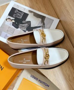 Louis Vuitton Womens Chess Flat Loafer Henna-5