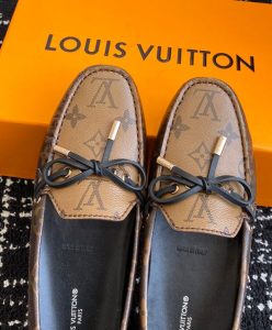 Louis Vuitton Womens Gloria Flat Loafer 1ABV2R Brown-7