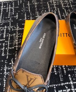 Louis Vuitton Womens Gloria Flat Loafer 1ABV2R Brown-9