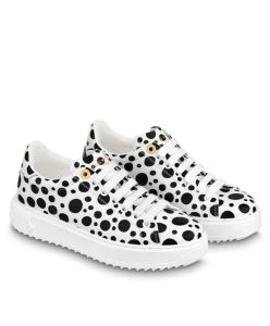 Louis Vuitton Womens LV x YK Time Out Sneaker 1AB9V6 White-1