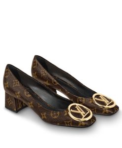 Louis Vuitton Womens Madeleine Pumps 1A4XBG Brown-1
