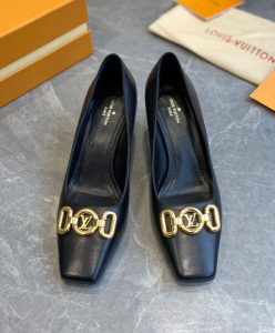 Louis Vuitton Womens Rotary Pumps Black-2