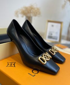 Louis Vuitton Womens Rotary Pumps Black-4