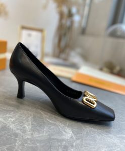 Louis Vuitton Womens Rotary Pumps Black-5