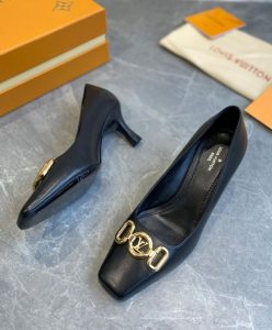 Louis Vuitton Womens Rotary Pumps Black-6