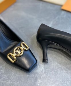 Louis Vuitton Womens Rotary Pumps Black-8