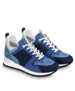 Louis Vuitton Womens Run Away Sneaker 1ABHOH Dark Blue-1