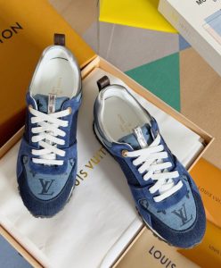 Louis Vuitton Womens Run Away Sneaker 1ABHOH Dark Blue-3