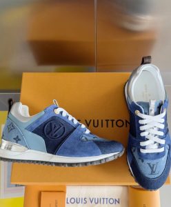 Louis Vuitton Womens Run Away Sneaker 1ABHOH Dark Blue-4