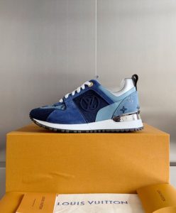 Louis Vuitton Womens Run Away Sneaker 1ABHOH Dark Blue-6