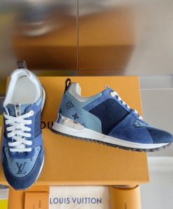 Louis Vuitton Womens Run Away Sneaker 1ABHOH Dark Blue-7