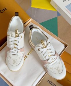 Louis Vuitton Womens Run Away Sneaker 1ABIVD Cream-3