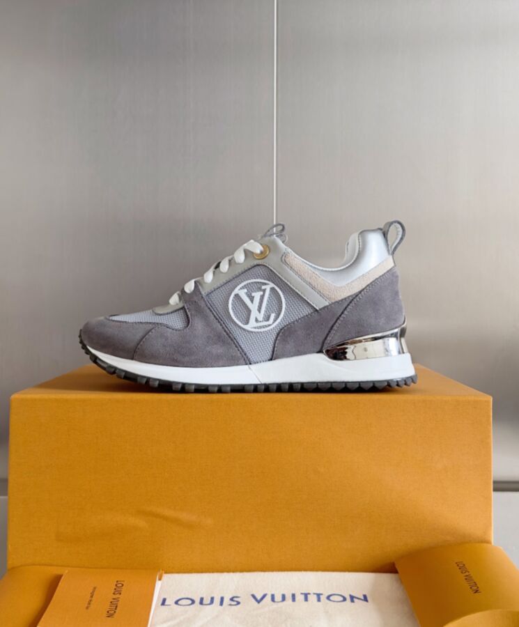 Louis Vuitton Womens Run Away Sneaker 1ABW54 Gray-6