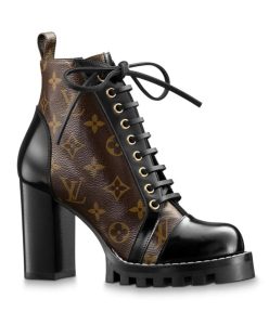 Louis Vuitton Womens Star Trail Ankle Boot 1A2Y7W Black-1