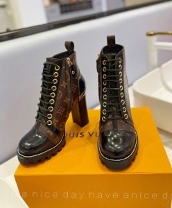 Louis Vuitton Womens Star Trail Ankle Boot 1A2Y7W Black-2