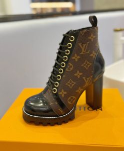 Louis Vuitton Womens Star Trail Ankle Boot 1A2Y7W Black-6