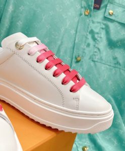 Louis Vuitton Womens Time Out Open Back Sneaker White-8