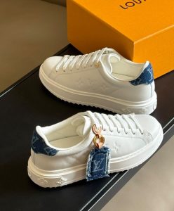 Louis Vuitton Womens Time Out Sneaker 1ACHUB White-2
