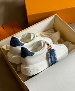 Louis Vuitton Womens Time Out Sneaker 1ACHUB White-6
