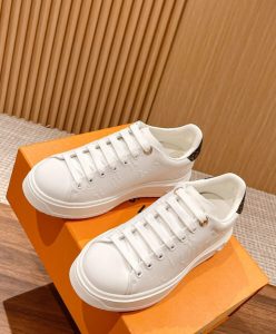 Louis Vuitton Womens Time Out Sneaker Cream-3