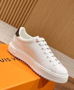 Louis Vuitton Womens Time Out Sneaker Cream-5