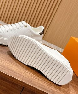 Louis Vuitton Womens Time Out Sneaker Cream-9