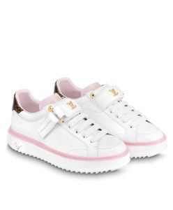 Louis Vuitton Womens Time Out Sneaker Pink-1