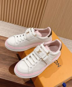 Louis Vuitton Womens Time Out Sneaker Pink-3