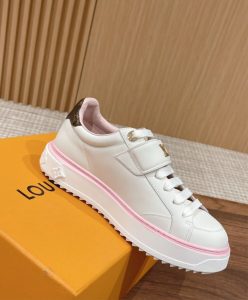 Louis Vuitton Womens Time Out Sneaker Pink-5