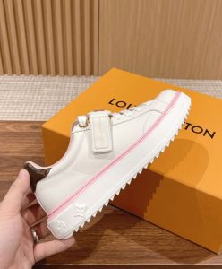 Louis Vuitton Womens Time Out Sneaker Pink-6