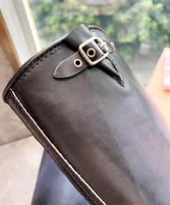 Miumiu Womens Leather Biker Boots Black-10