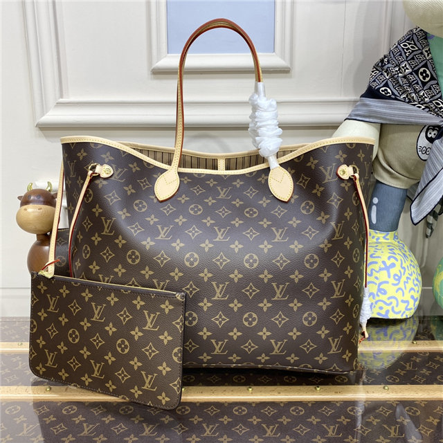 Louis Vuitton Monogram Canvas Neverfull GM M40990 Beige