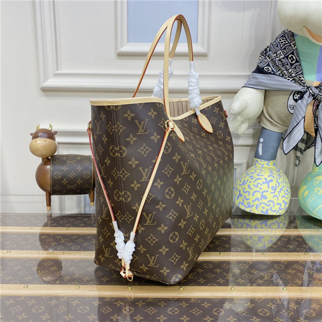 Monogram Canvas Neverfull GM M40990 Beige-2.jpg