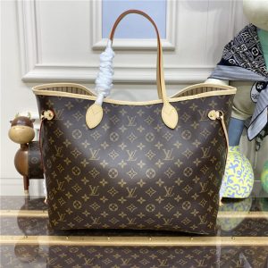 Monogram Canvas Neverfull GM M40990 Beige-3.jpg