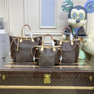 Monogram Canvas Neverfull MM M40995 Beige-10.jpg