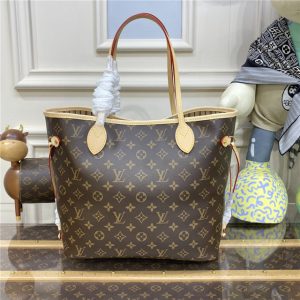 Monogram Canvas Neverfull MM M40995 Beige-3.jpg