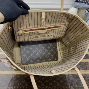 Monogram Canvas Neverfull MM M40995 Beige-9.jpg