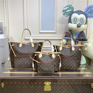Monogram Canvas Neverfull MM M41177 Cherry-10.jpg
